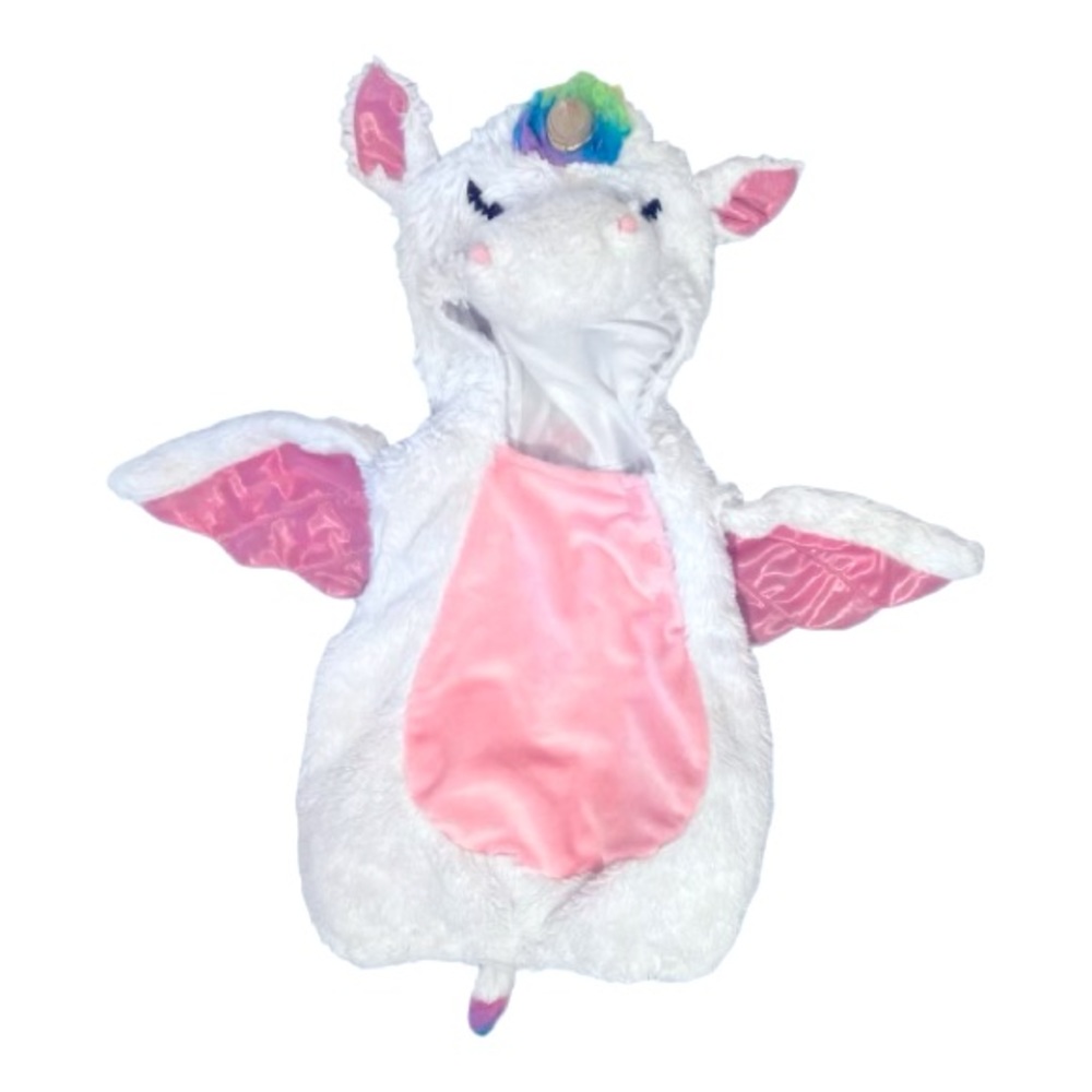 Halloween Costume Infant Rainbow Unicorn White and Pink Really Cute